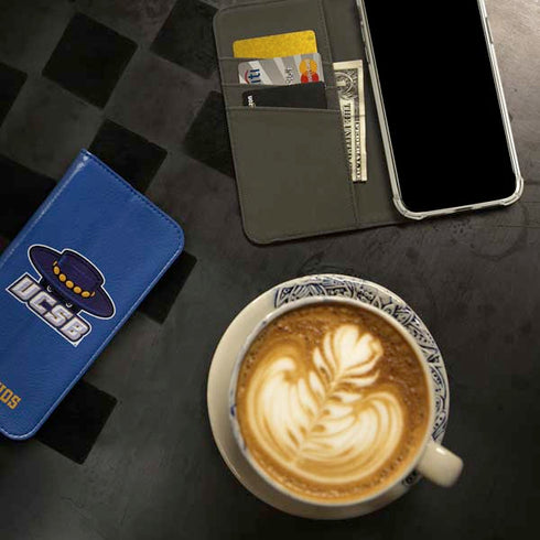 University of California-Santa Barbara UCSB Gauchos Blue iPhone 15 Pro Folio Case